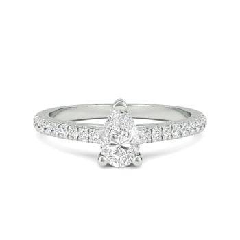 0.55ct VS/E-F Round Natural Diamond Halo Earrings