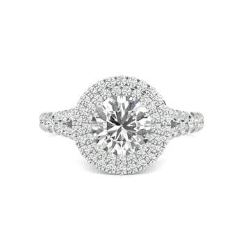 0.25ct VS/F-G Princess Cut Natural Diamond Half Eternity Ring