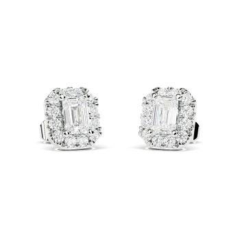 0.50ct VS/E-F Petite Round Natural Diamond Shoulder Set Ring