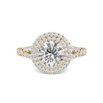 0.25ct VS/F-G Princess Cut Natural Diamond Half Eternity Ring